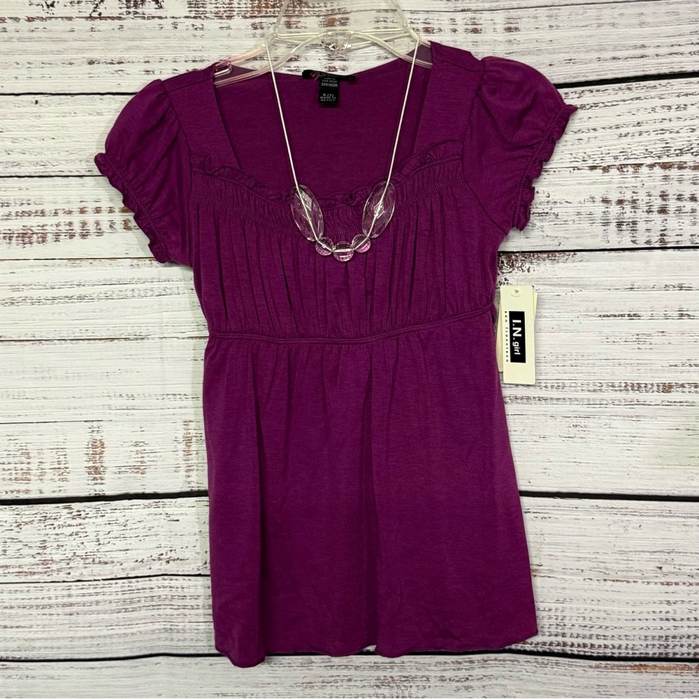 NWT I.N. Girls San Francisco Girls Blouse